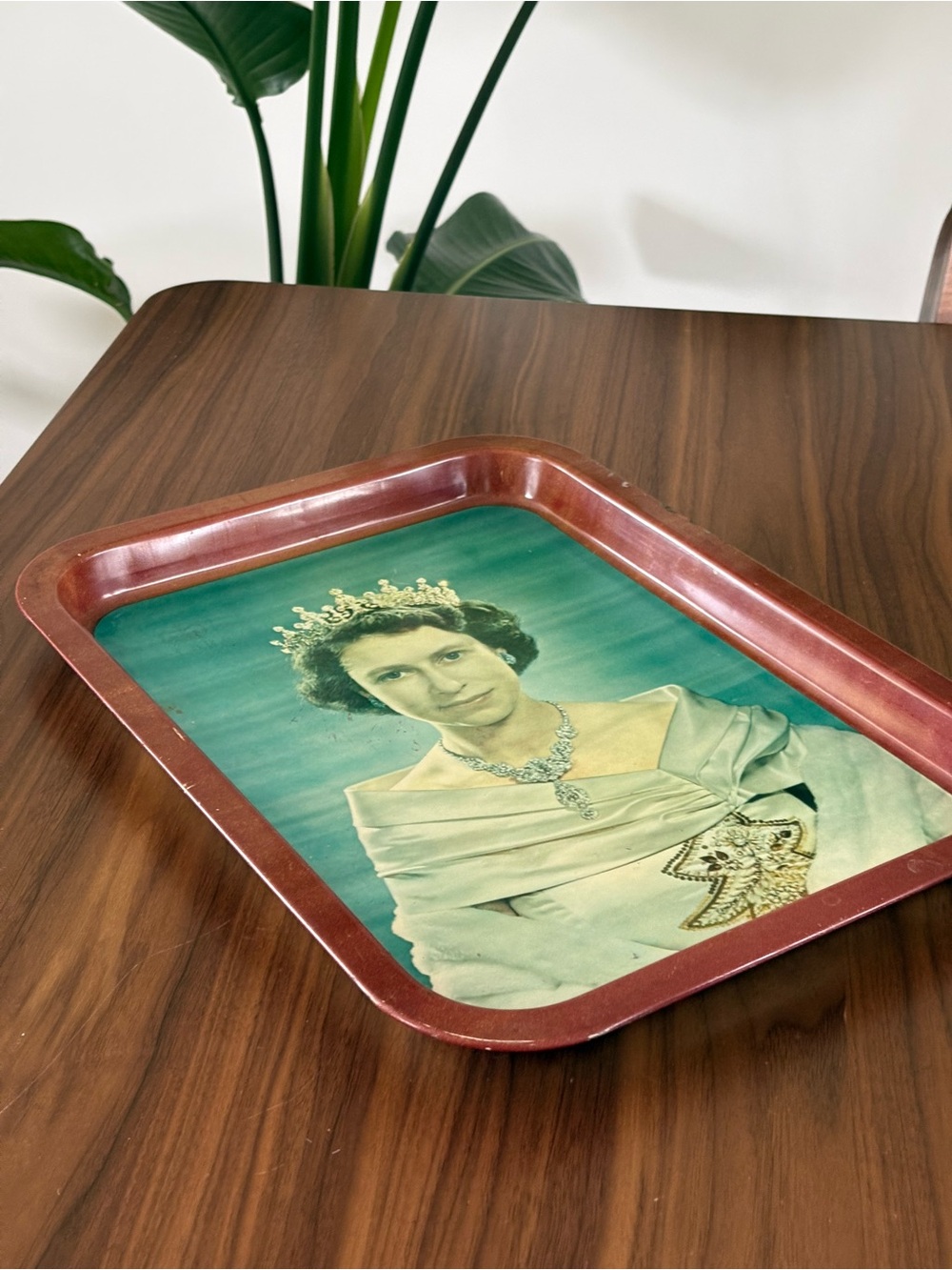 Authentic Queen Elizabeth Coronation Serving Tray